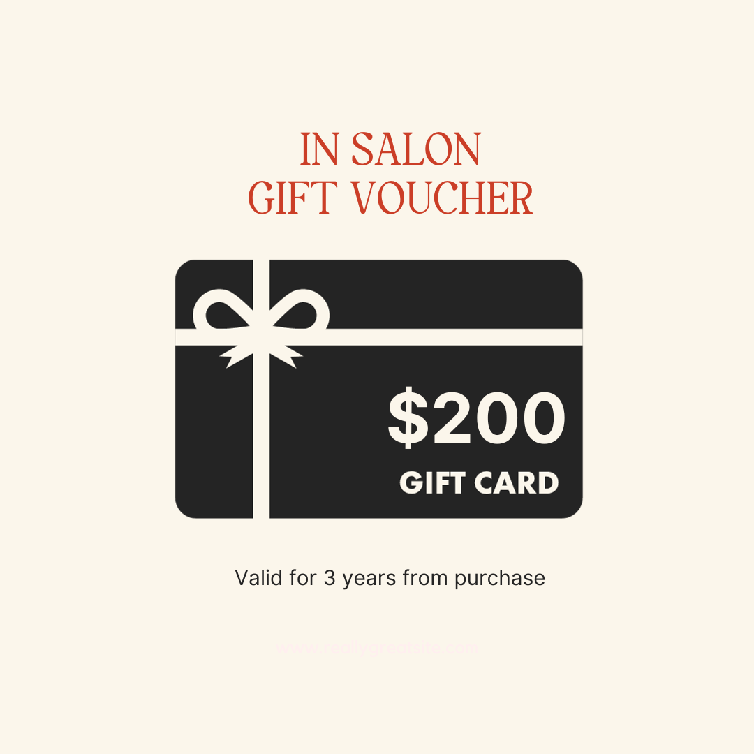 $200 In Salon Gift Voucher