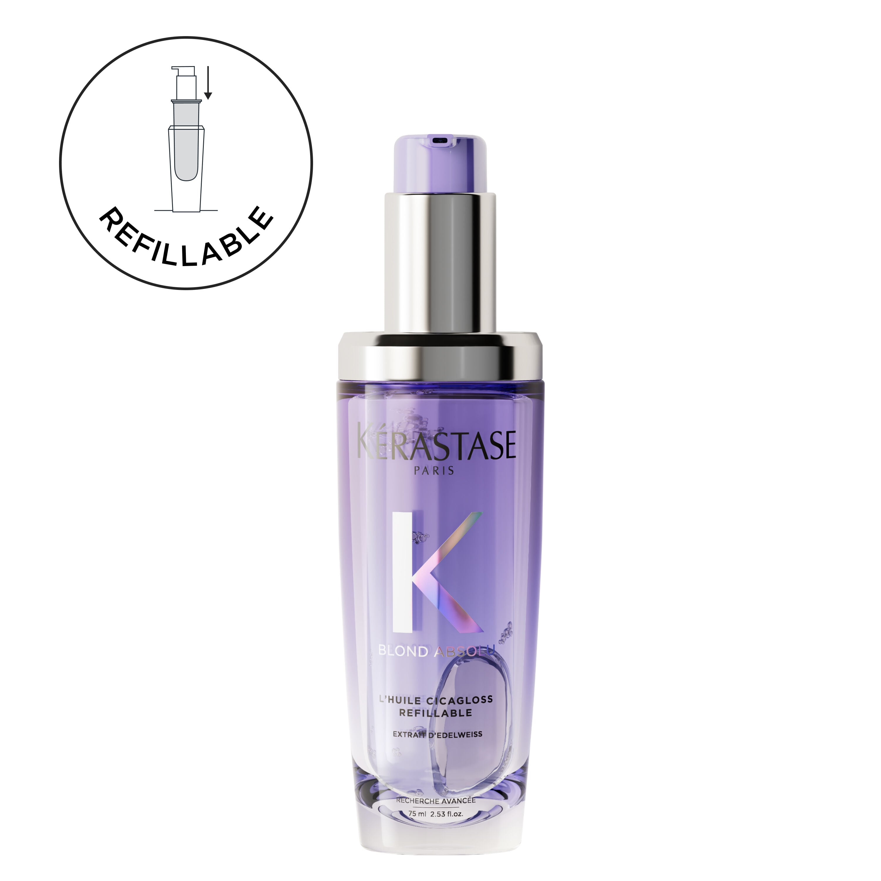 Blond Absolu Cicagloss Hair Oil Refill 75ml